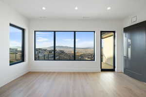 Primary Bedroom with patio overlooking the valley
