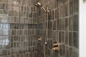 Primary Bathroom view of a tile shower