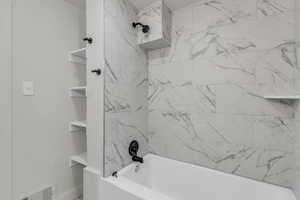 Full bathroom featuring bathtub / shower combination