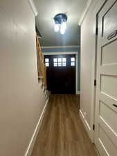 Main hall looking toward front door