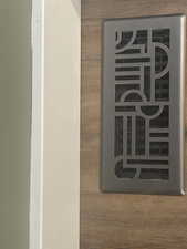 Detailed view of vent covers on main level