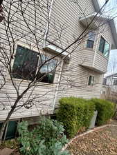 View of back of home