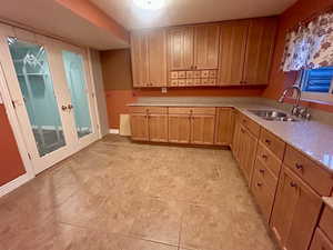 Multi-purpose room in basement