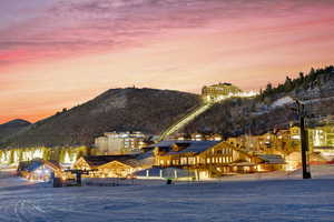 View of mountain background