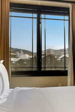 Ski resort views from double queen suite
