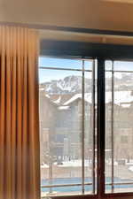 Ski resort views from king suite