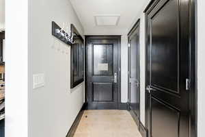 Storage closet and in unit laundry