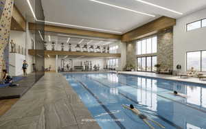 View of indoor pool