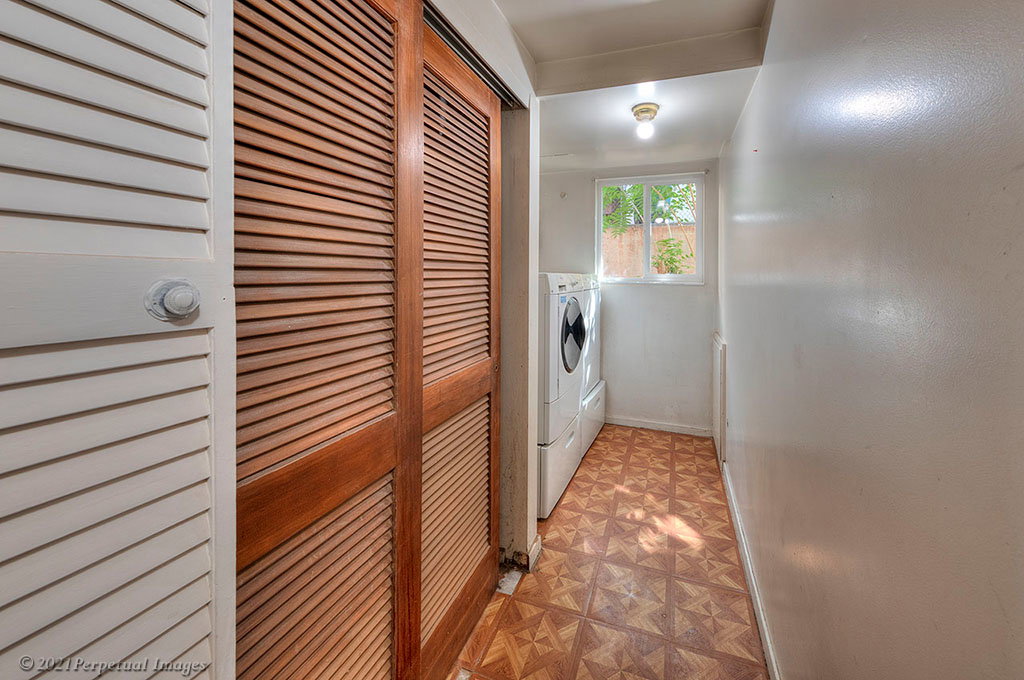 Laundry area.