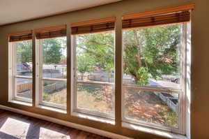 Large front window.
