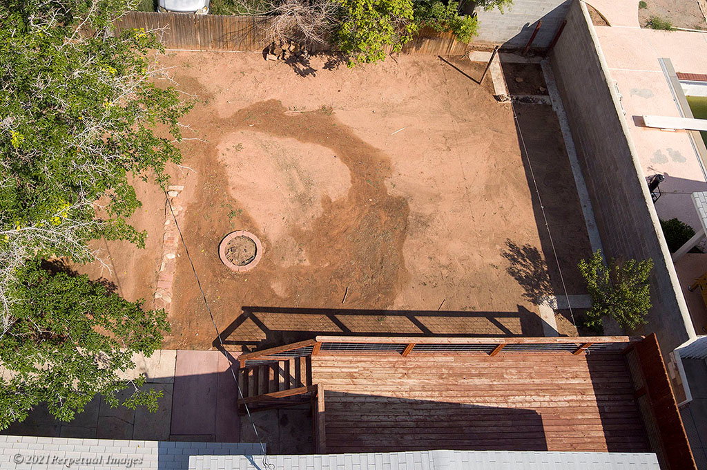 Aerial view.