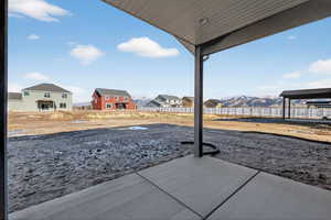 View of patio / terrace with a residential view