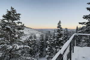View of mountain background