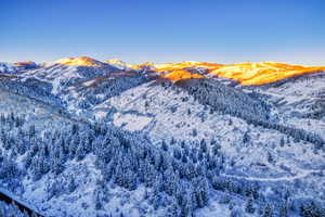 View of mountain background