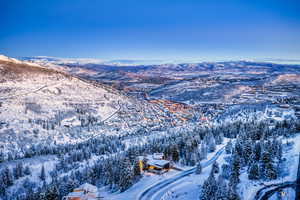 Bird's eye view of mountains
