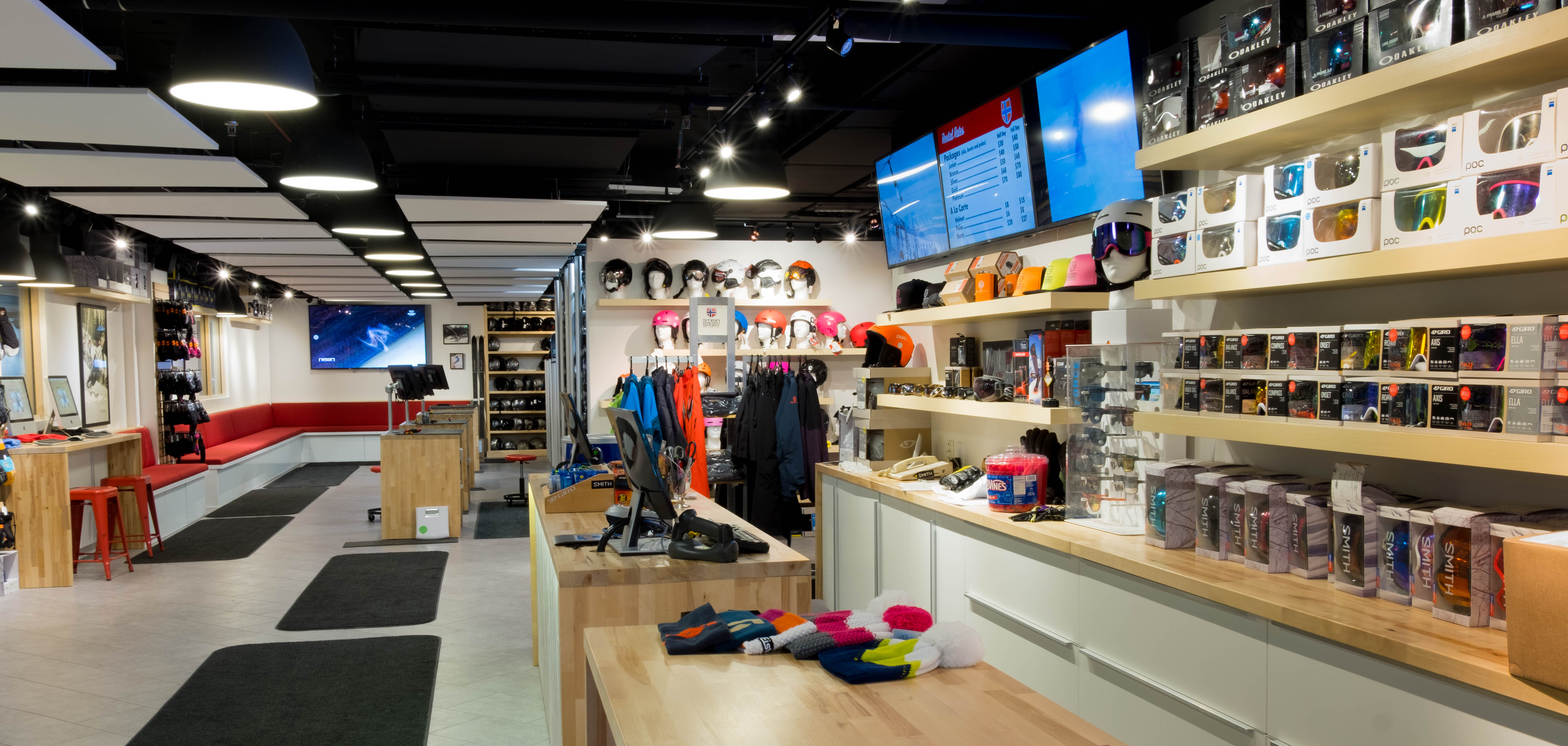Ski and bike shop.