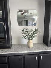 Lots of storage and display area