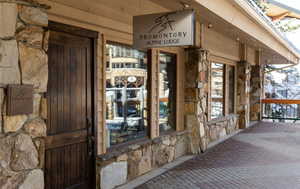 View of exterior entry