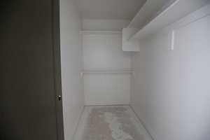 View of spacious closet
