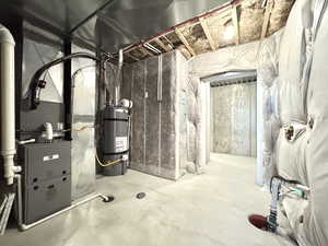 Utilities featuring secured water heater and heating unit