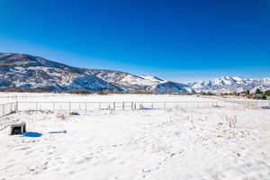 View of mountain background
