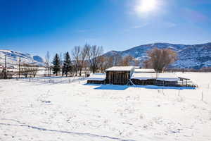 View of community featuring a mountain view