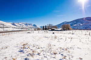 View of mountain backdrop