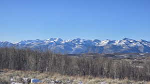 View of mountain backdrop