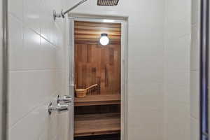 View of sauna / steam room