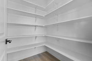 View of storage area