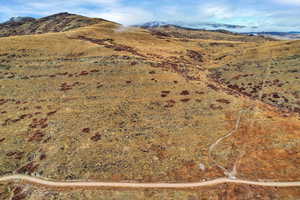 Bird's eye view of mountains