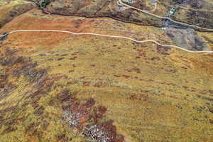 Aerial view of property and surrounding area
