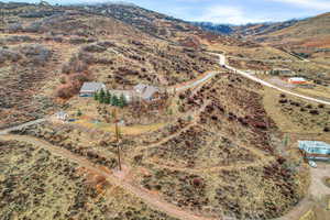 Bird's eye view of mountains