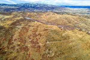 Aerial view of mountains