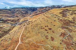 Drone / aerial view of mountains