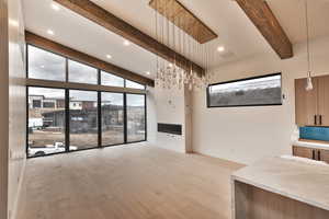 example of the beams to be installed