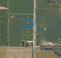 Aerial view of property's location
