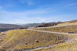 View of mountain background