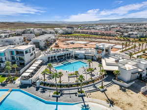 Drone / aerial view of mountains