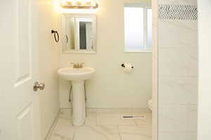 Main level bathroom