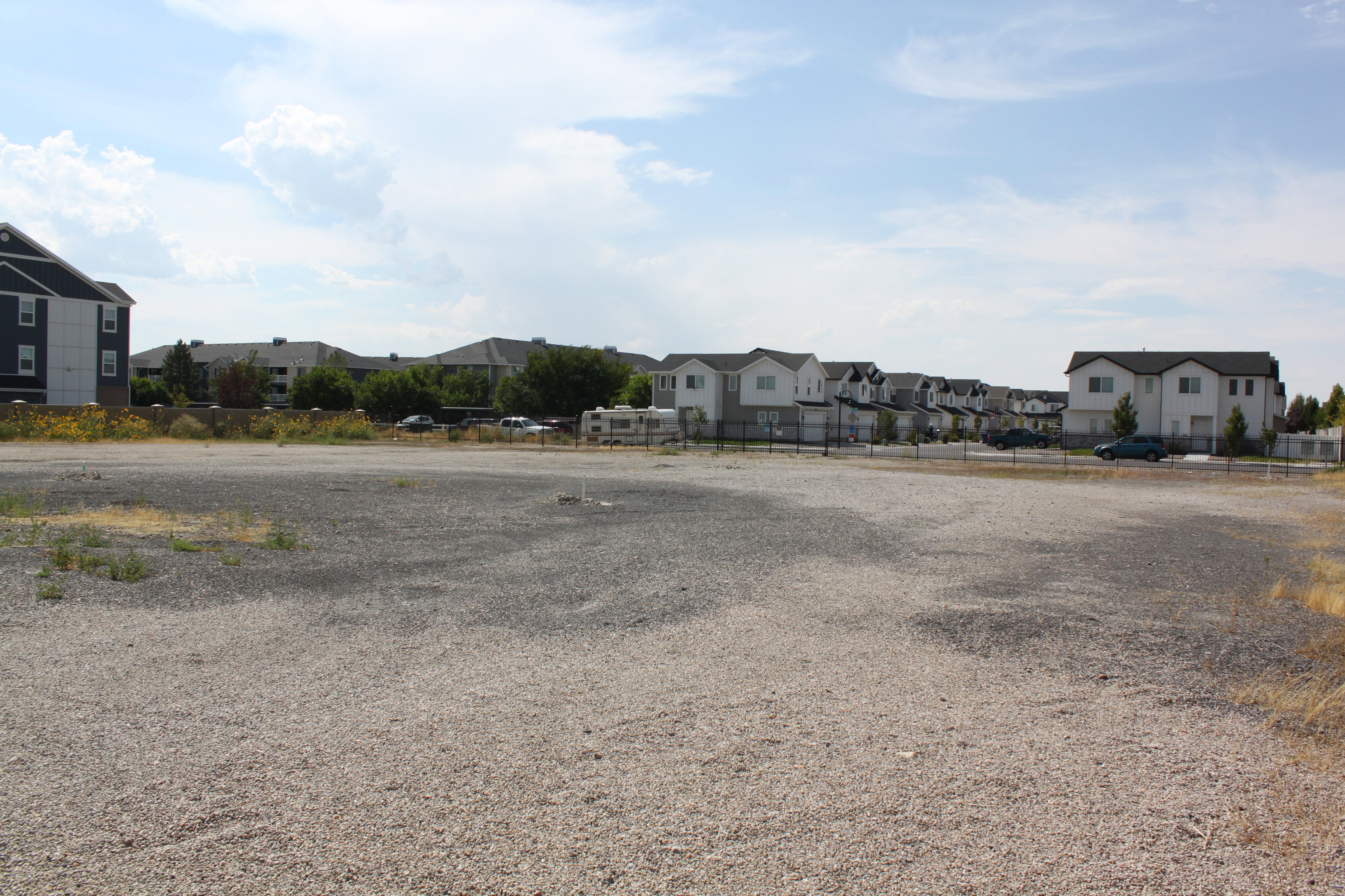Exterior space featuring a residential view