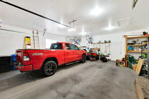 Wide and extra length garage