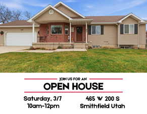 View of front of home with roof with shingles, a porch, an attached garage, brick siding, and a front lawn