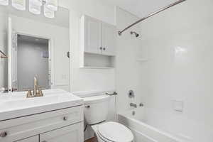 Bathroom on 2nd floor Landing with New Vanity & Lighting