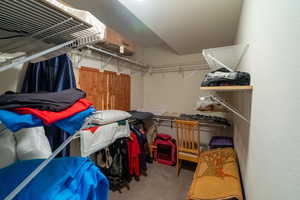 View of closet of 2nd Bedroom