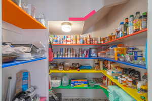 View of storage area