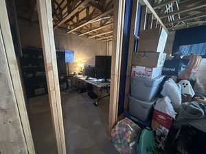 View of Unfinished Bedroom