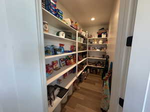 View of storage area