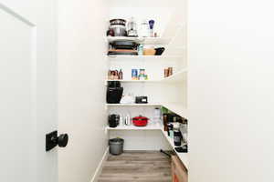 View of storage area