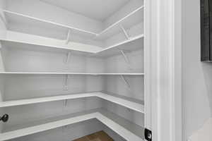 View of storage area